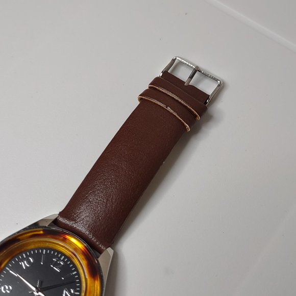 Tortoise And Brown Band Watch - Picture 3 of 12